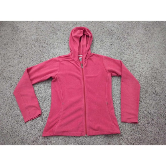 Columbia Sportswear Titanium Jacket Womens Medium Full Zip Hooded Fleece Outdoor - Picture 1 of 6